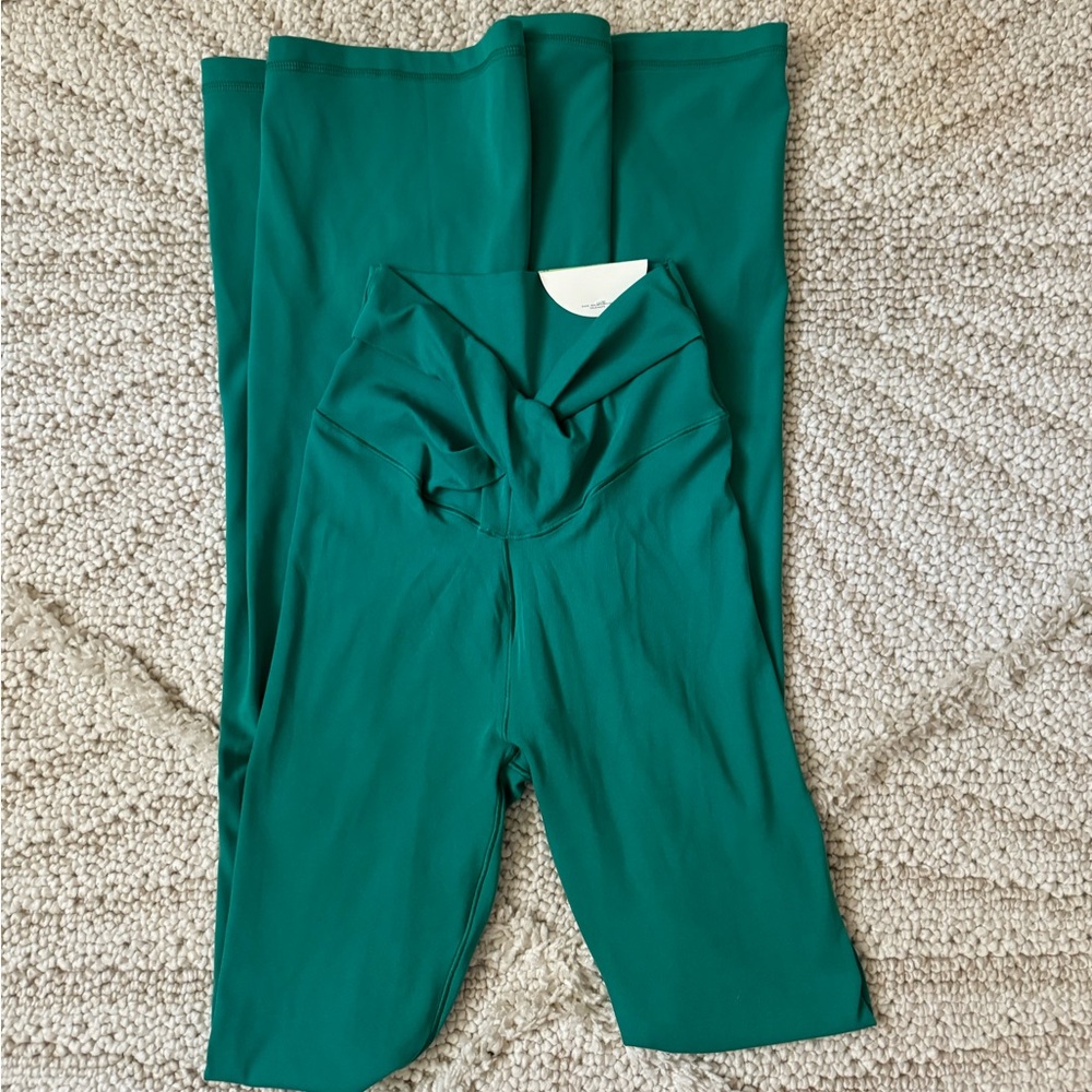 Green Aerie Flare Leggings